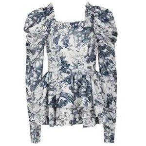 BEYLEN top by SELKIE In Louis Toile